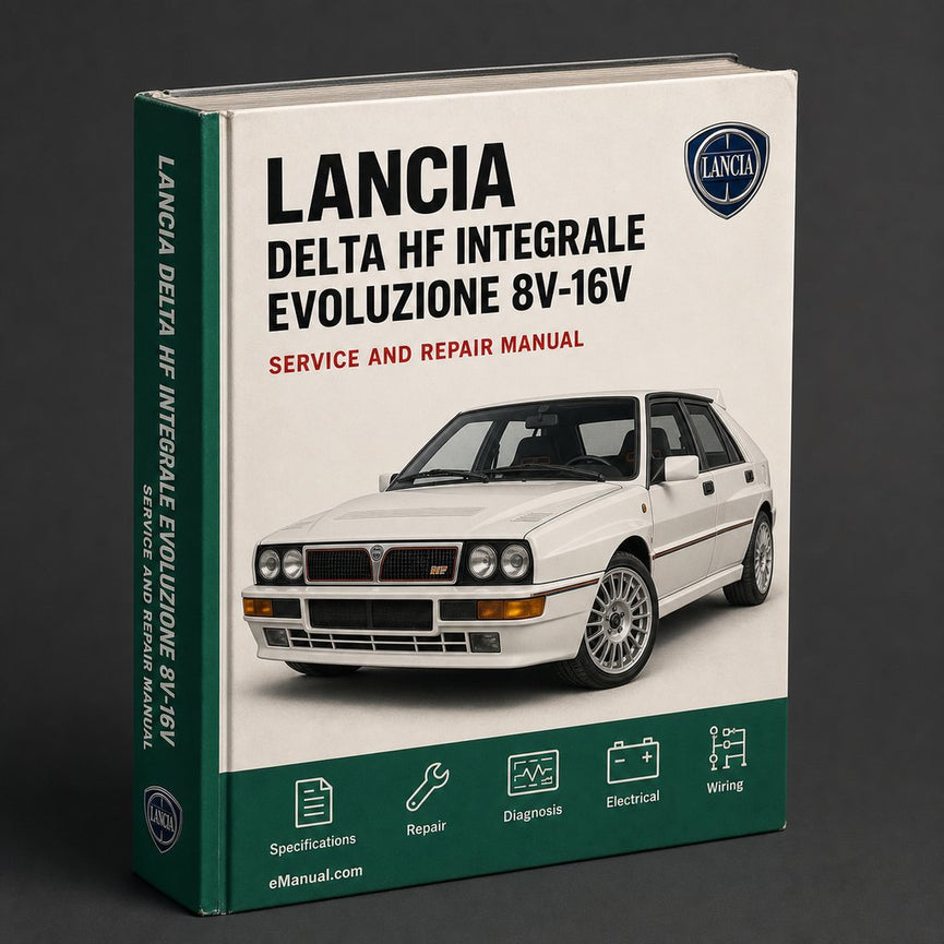 Lancia Delta HF Integrale Evoluzione 8v-16v Factory Service and Repair Workshop Manual