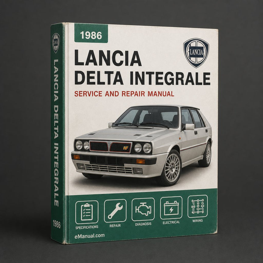 Lancia Delta Integrale 1986-1993 Workshop Service Repair Manual