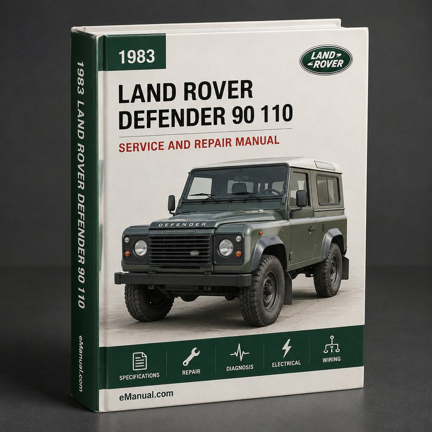 Land Rover Defender 90 110 1983 1990 Workshop Service Repair Manual