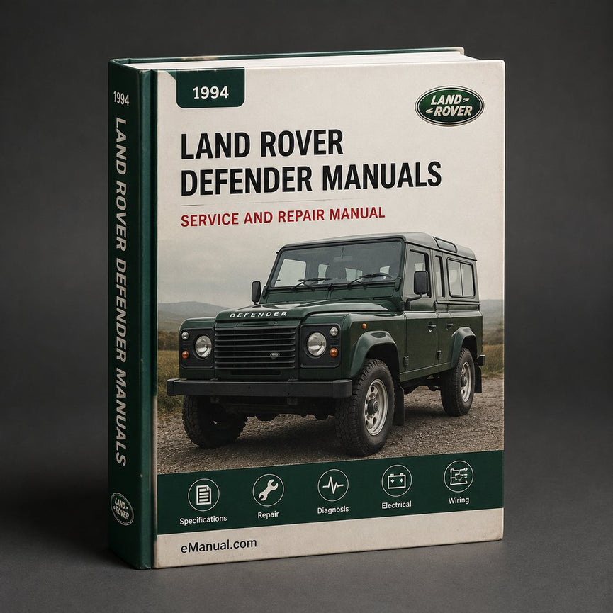 Land Rover Defender Workshop Manuals 1994 2002