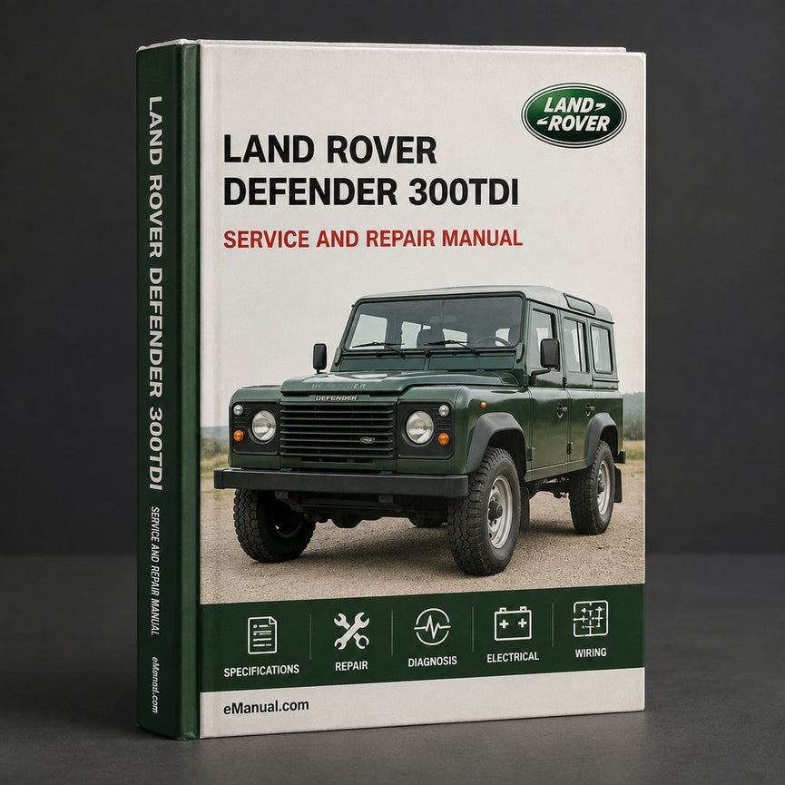 Land Rover Defender 300Tdi Factory Service Repair Manual