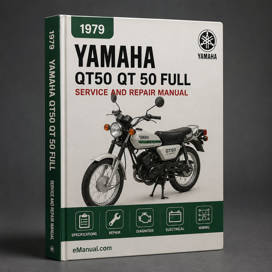 Yamaha QT50 QT 50 1979-1992 Full Service Repair Manual