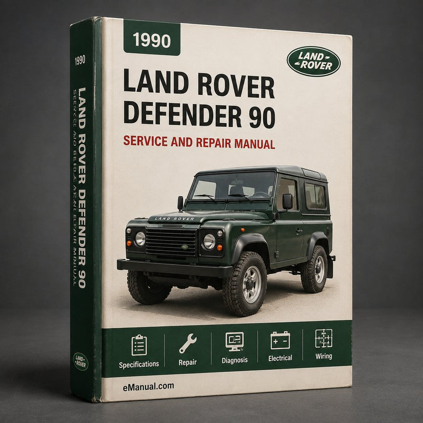 Land Rover Defender 90 1990 Factory Service Repair Manual