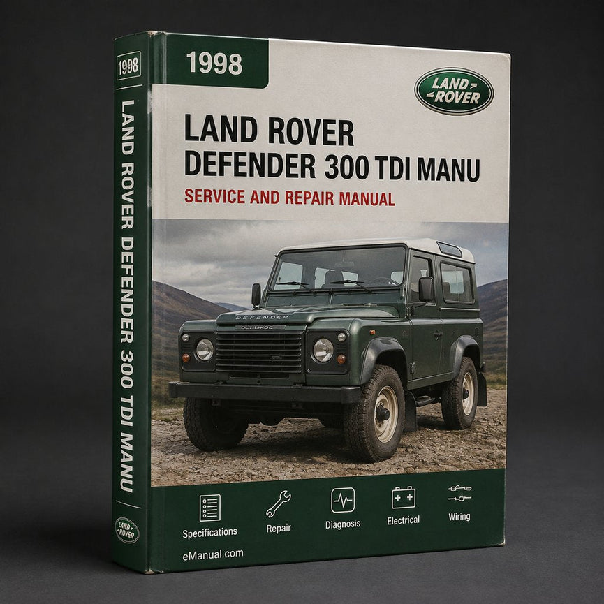 Land Rover Defender 300 Tdi 1998 Factory Service Repair Manu