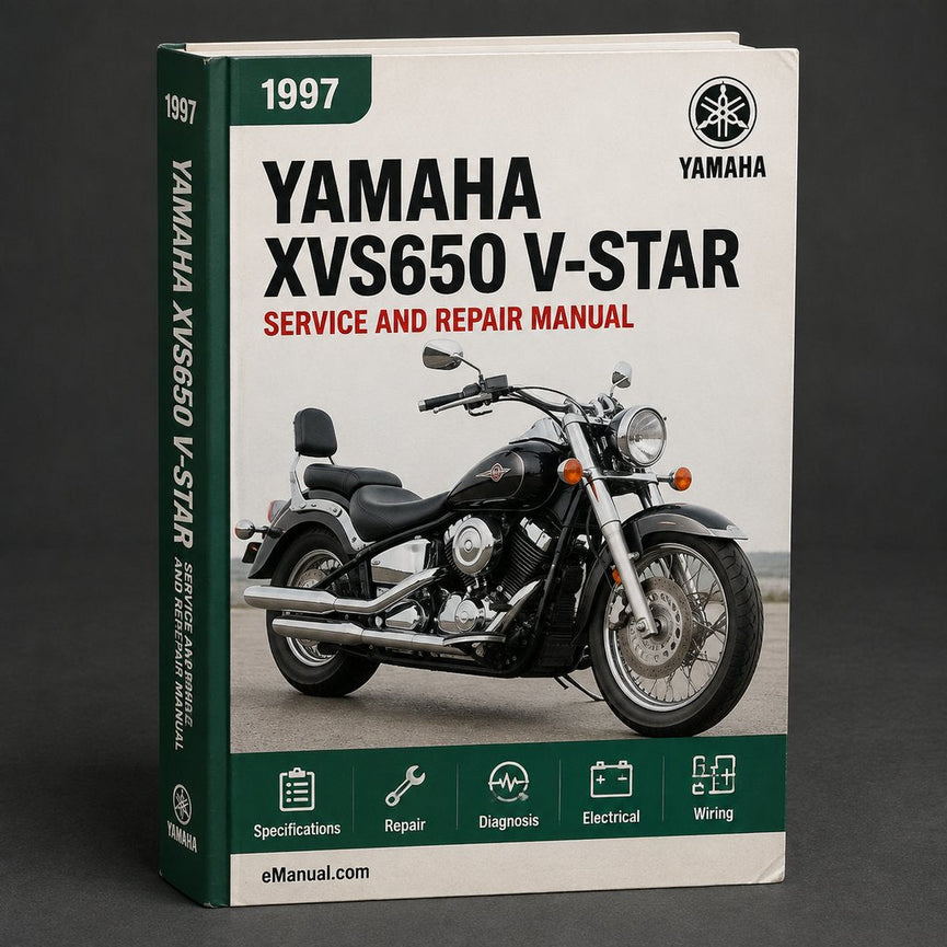 Yamaha XVS650 V-Star 1997-2008 Workshop Service Manual