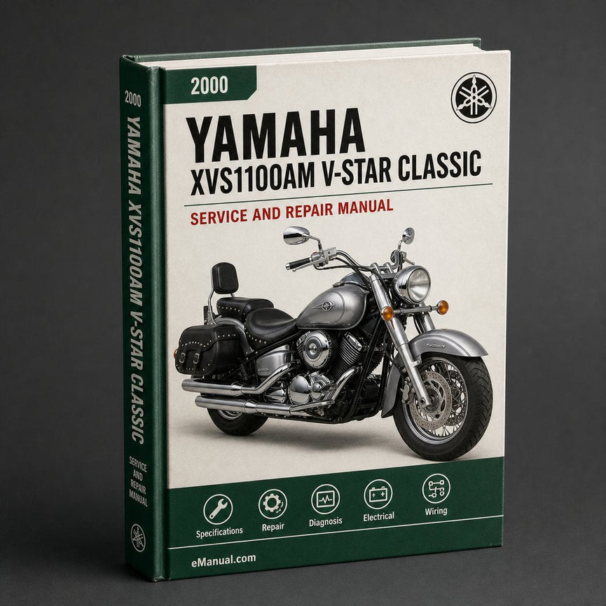 Yamaha XVS1100AM V-Star Classic 2000 Workshop Service Manual