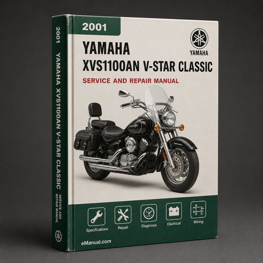 Yamaha XVS1100AN V-Star Classic 2001 Workshop Service Manual