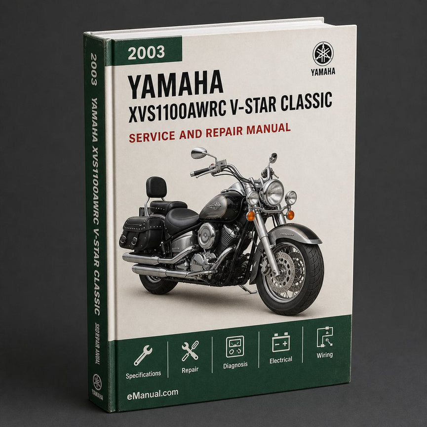 Yamaha XVS1100AWRC V-Star Classic 2003 Service Manual