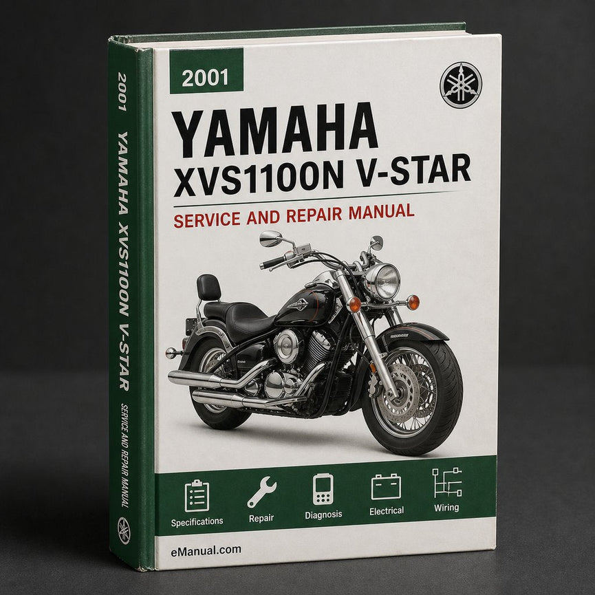 Yamaha XVS1100N V-Star 2001 Workshop Repair Service Manual