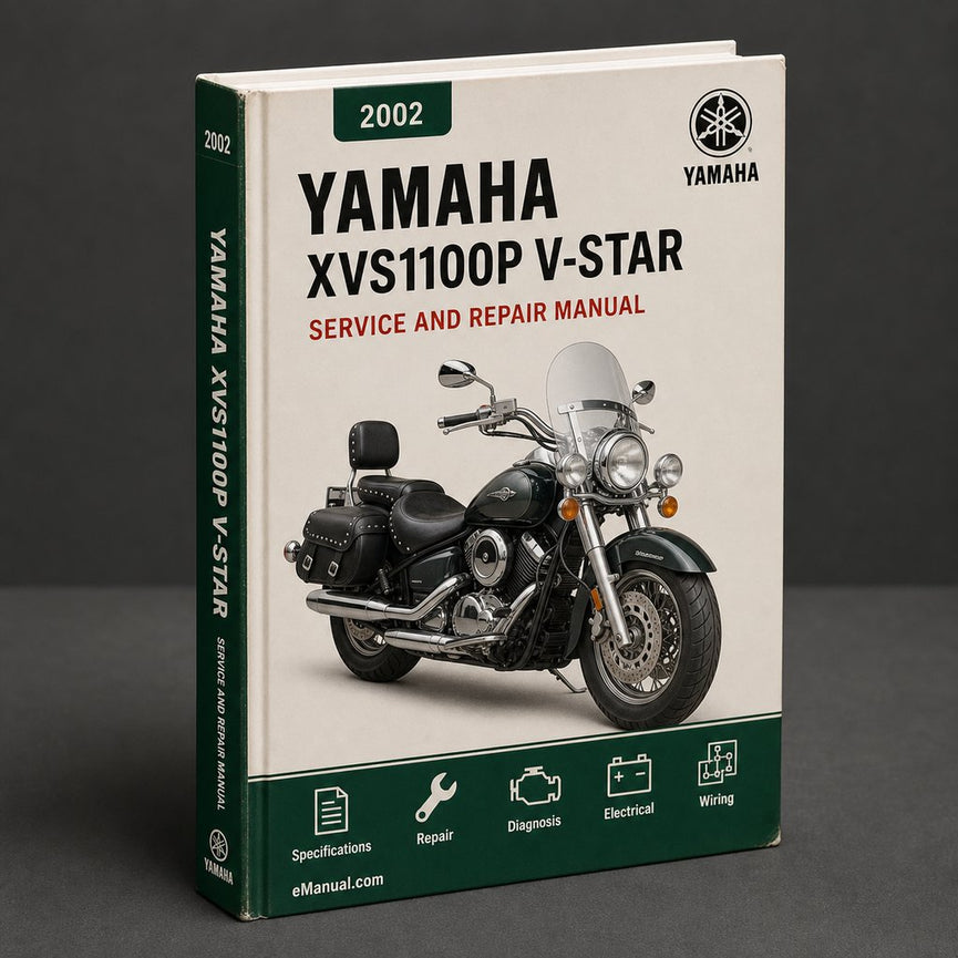 Yamaha XVS1100P V-Star 2002 Workshop Repair Service Manual