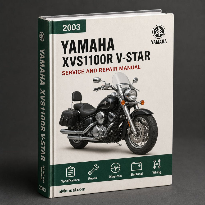 Yamaha XVS1100R V-Star 2003 Workshop Repair Service Manual