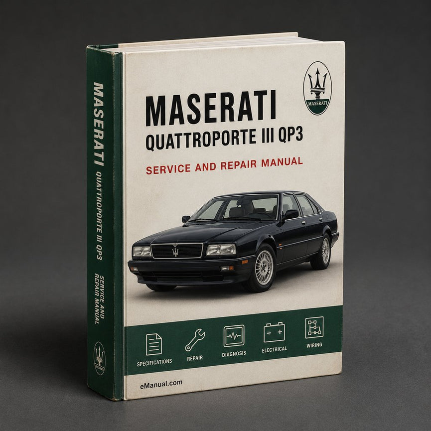 Maserati Quattroporte III QP3 Complete Workshop Service Repair Manual