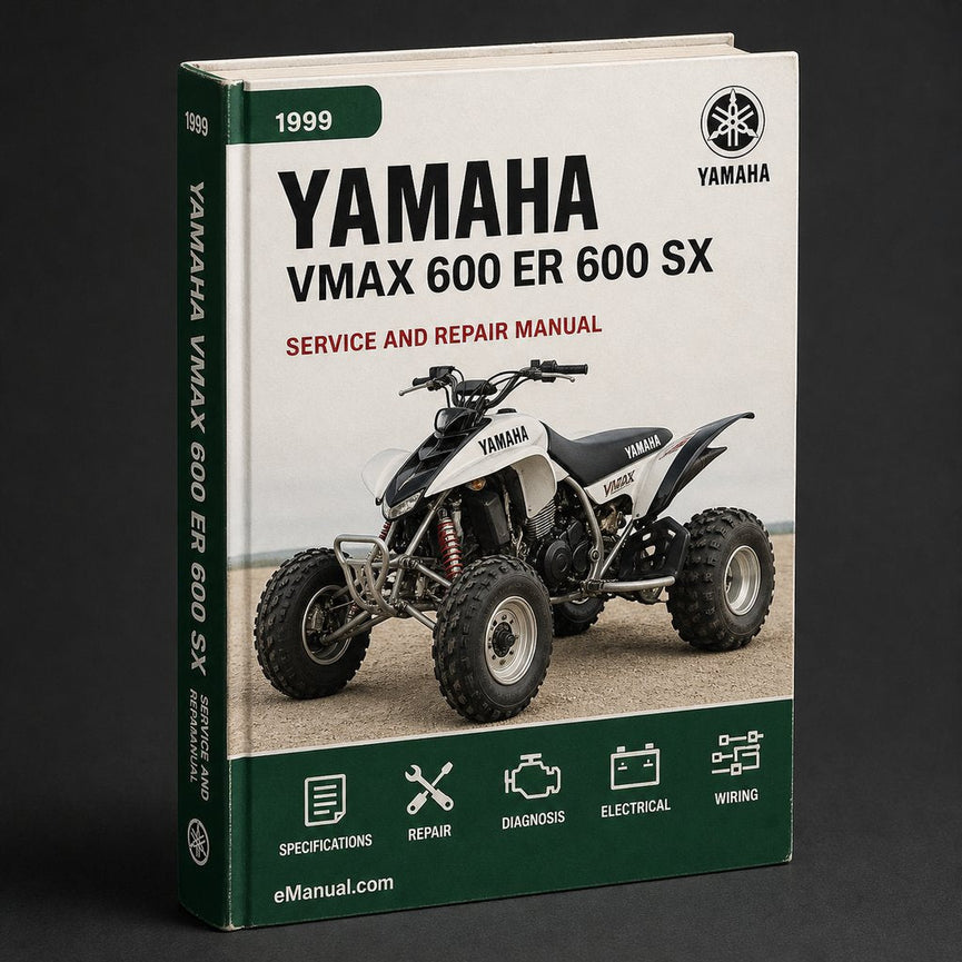 Yamaha VMAX 600 ER 600 SX VX600 Snowmobile Service Repair PDF Manual 1999-2002 Download