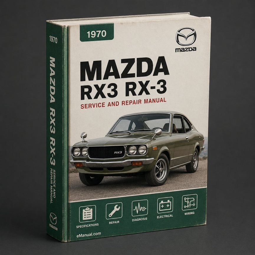Mazda RX3 RX-3 1970-1978 Repair Service Manual