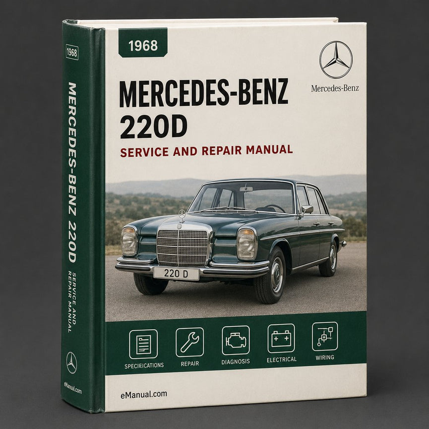 Mercedes-Benz 220D 1968-1973 Factory Workshop Service Repair Manual