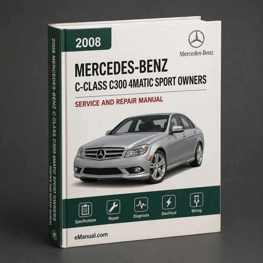 2008 Mercedes-Benz C-Class C300 4MATIC Sport Owners Manual