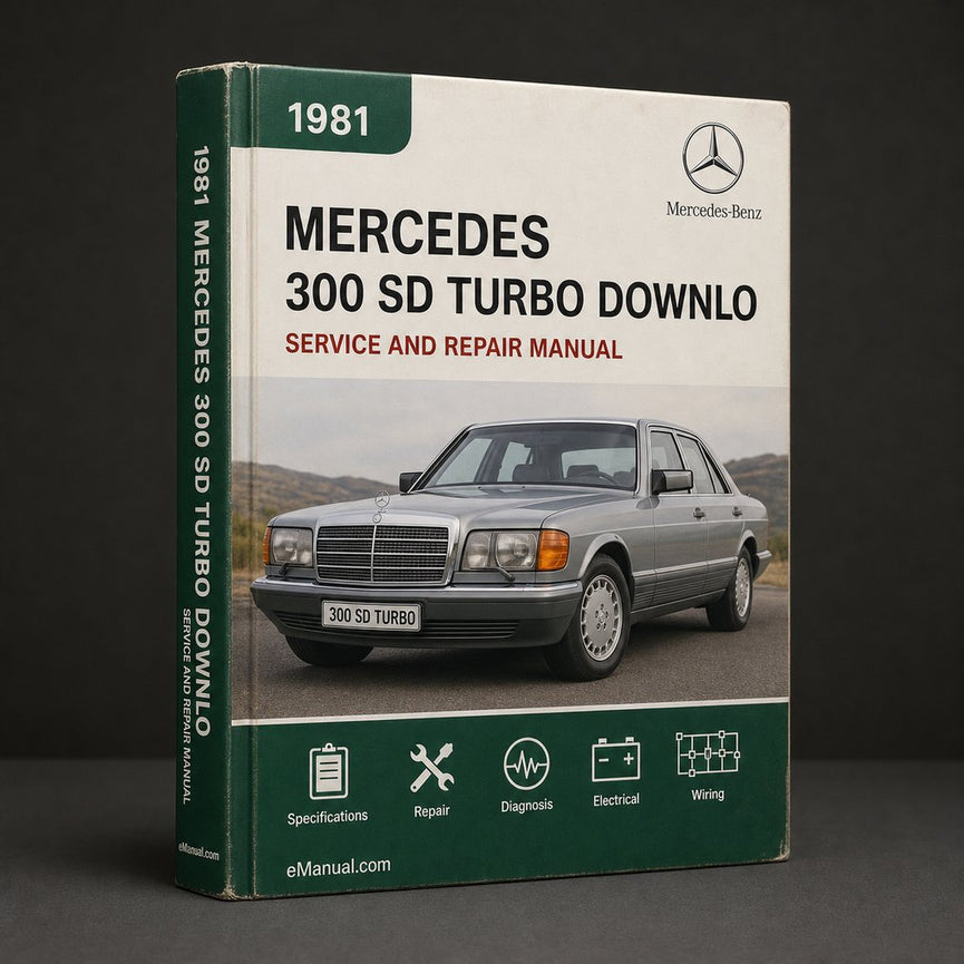 Mercedes 300 SD Turbo 1981-1985 Service Repair Manual Downlo