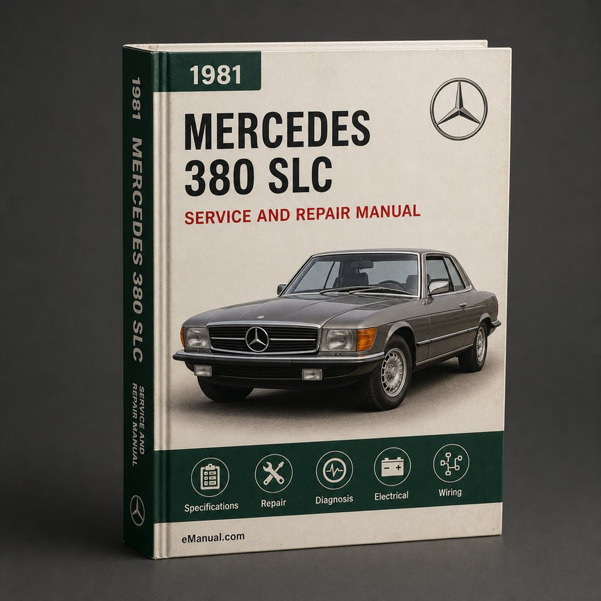 Mercedes 380 SLC 1981 Service Repair Manual