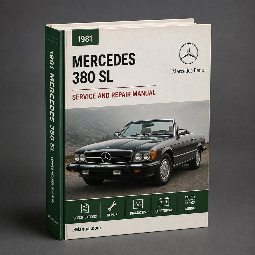 Mercedes 380 SL 1981-1985 Service Repair Manual
