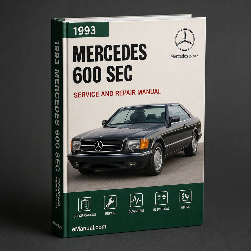 Mercedes 600 SEC 1993 Service Repair Manual