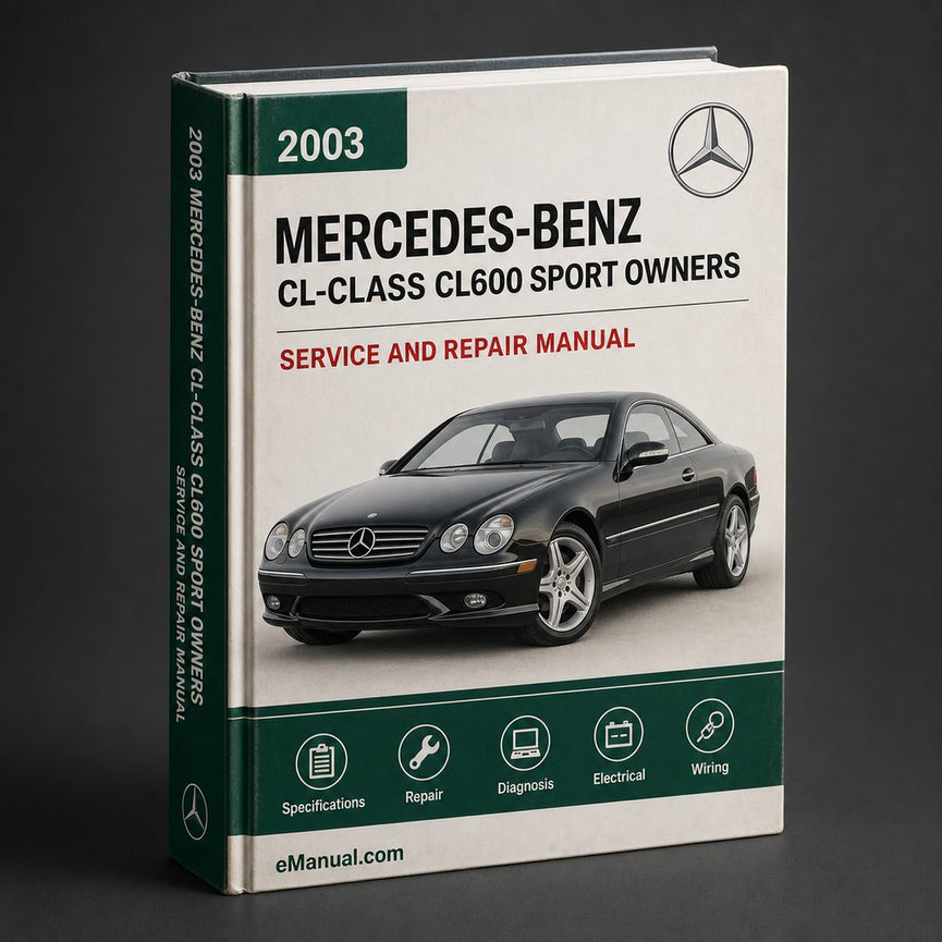 2003 Mercedes-Benz CL-Class CL600 Sport Owners Manual