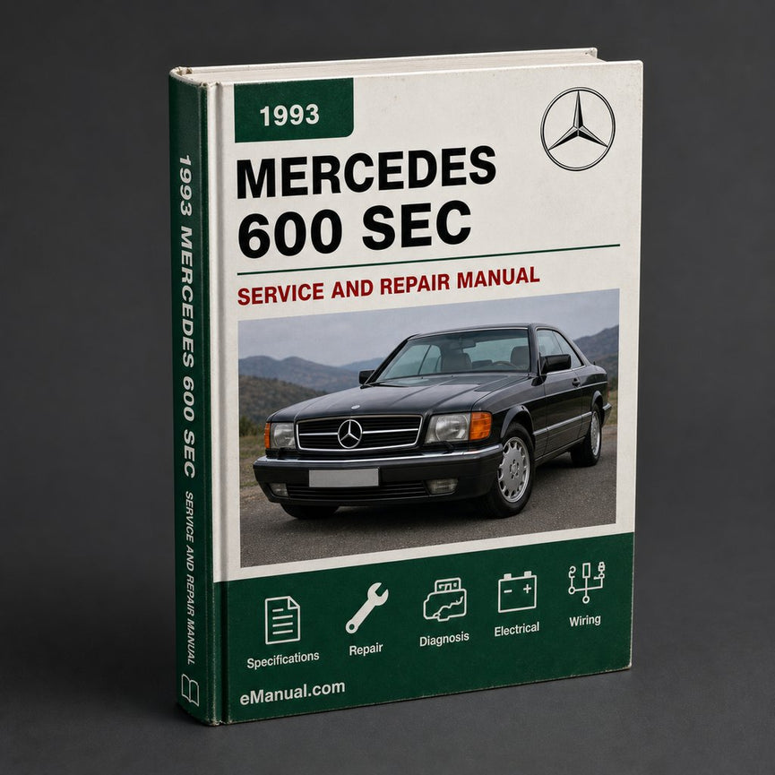 Mercedes 600 SEC 1993 Service Manual