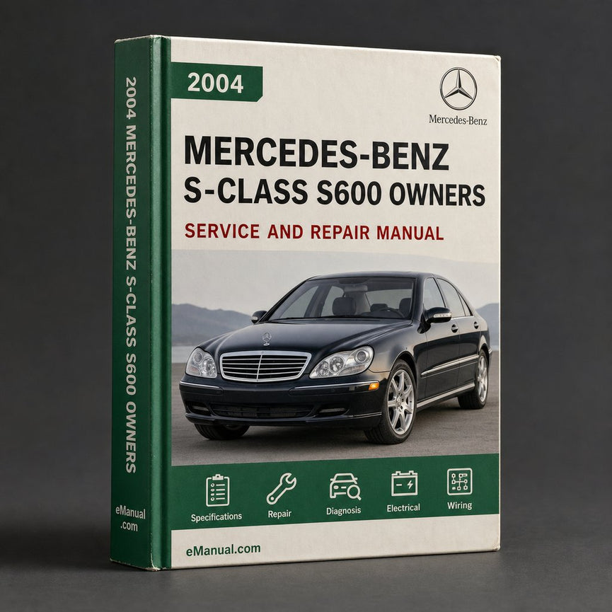 2004 Mercedes-Benz S-Class S600 Owners Manual