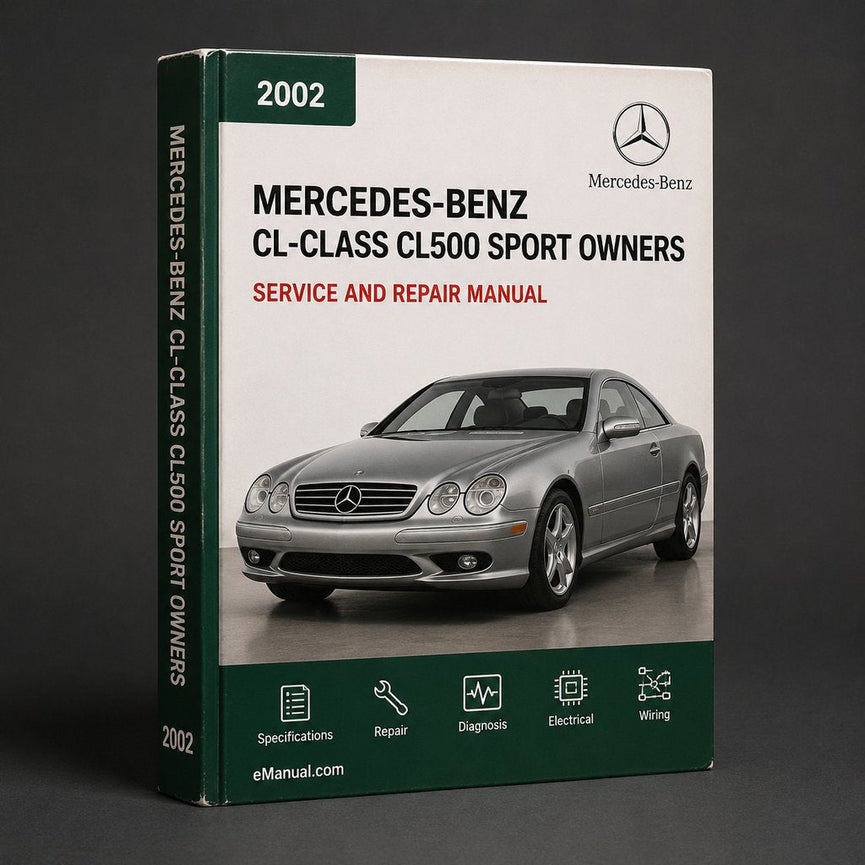 2002 Mercedes-Benz CL-Class CL500 Sport Owners Manual