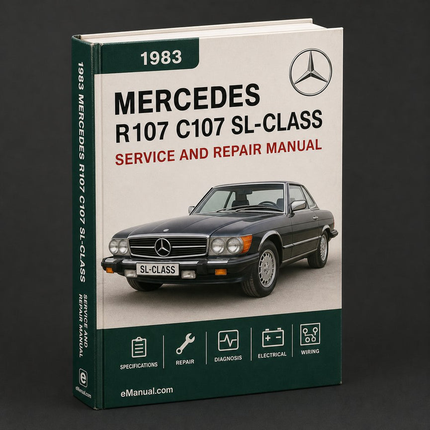 1983 Mercedes R107 & C107 SL-Class Service and Repair Manual