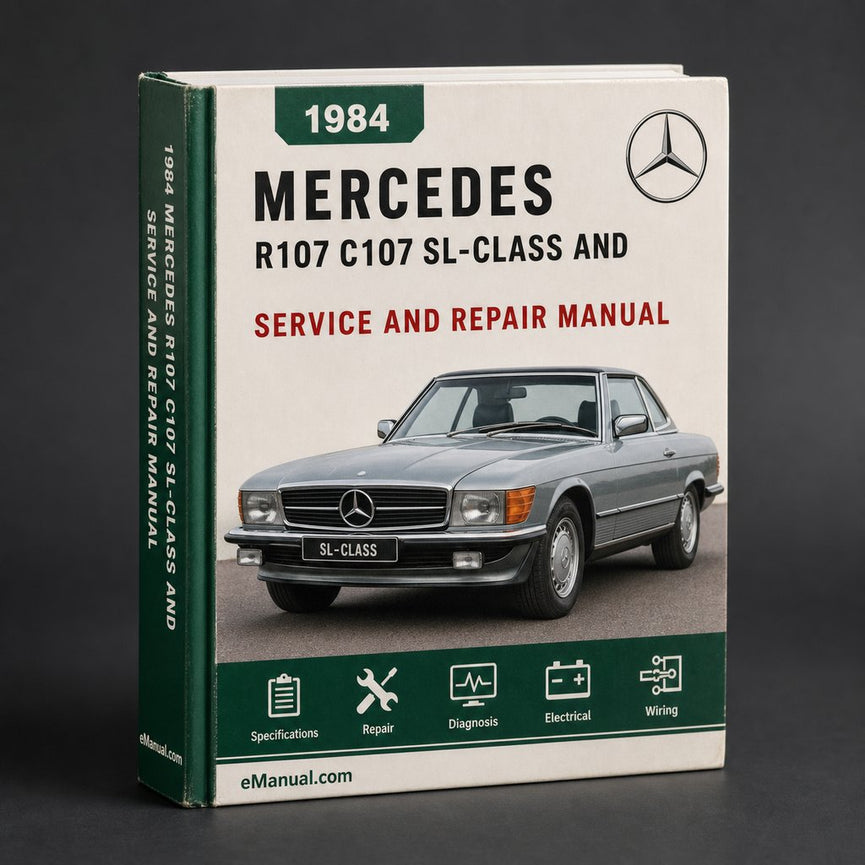1984 Mercedes R107 & C107 SL-Class Service and Repair Manual