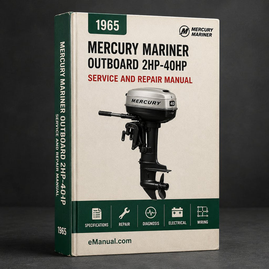 1965-1989 Mercury Mariner Outboard 2HP-40HP Workshop Service Repair Manual Download (1965 1966 1967 1968 1969 1970 1971 1972 1973 1974 1975 1976 1977 1978 1979 1980 1981 1982 1983 1984 1985 1986 1 PDF