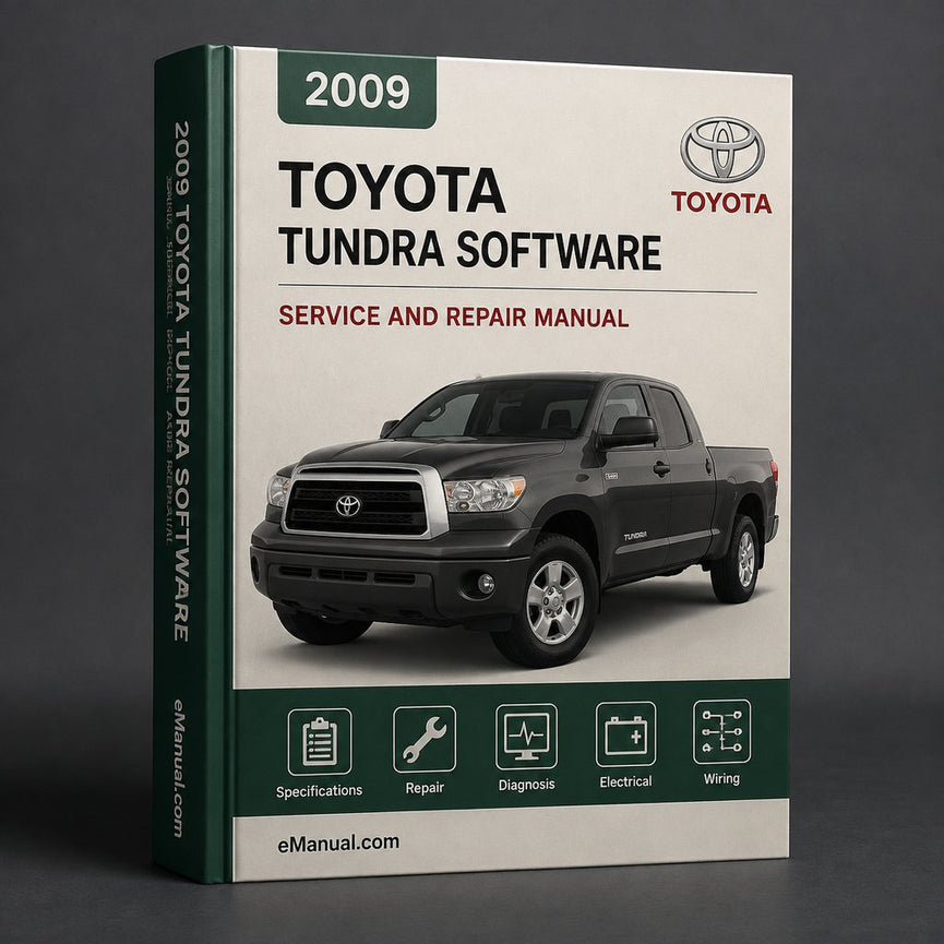 2009 Toyota Tundra Service & Repair Manual Software