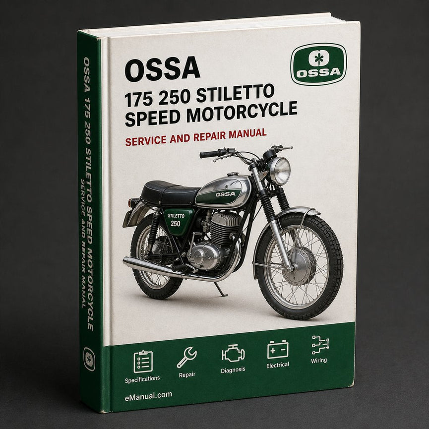 OSSA 175 250 STILETTO 5 SPEED Motorcycle Service Repair Manual