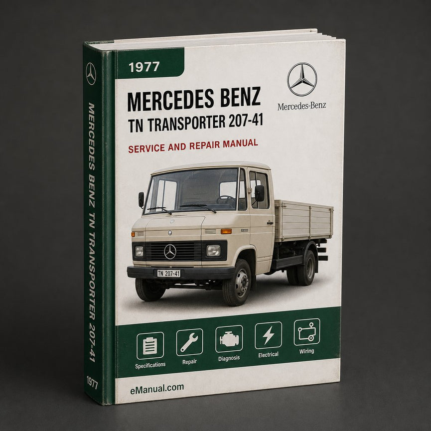 Mercedes Benz Tn transporter 207-41 D 1977-1995 Service Repair Manual