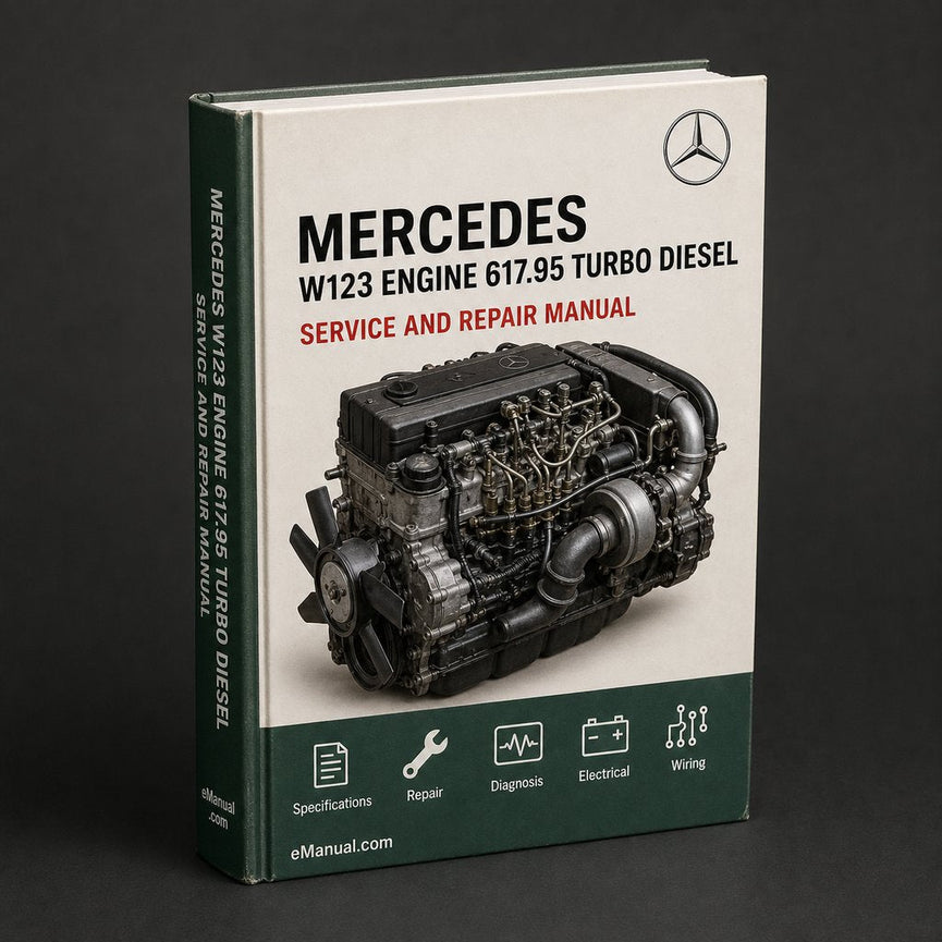 Mercedes W123 Engine 617.95 Turbo Diesel Service Repair Manual