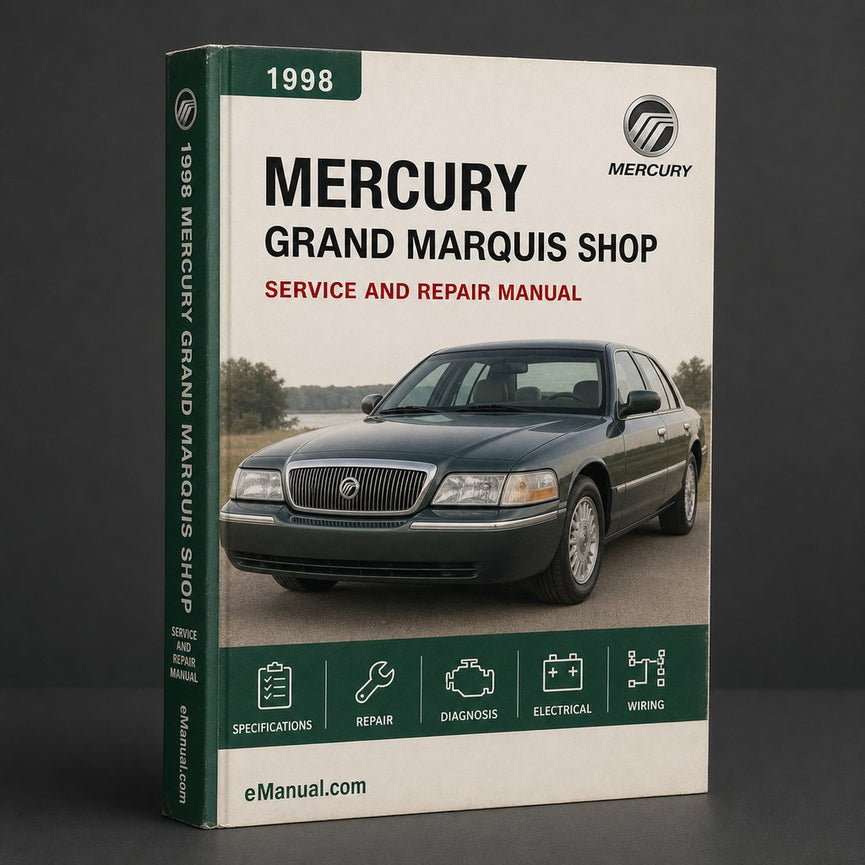 Mercury Grand Marquis 1998-2011 Factory Service SHop Repair Manual