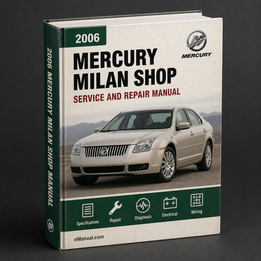 Mercury Milan 2006-2009 Factory Service SHop Repair Manual
