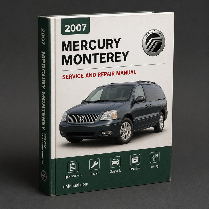 MERCURY MONTEREY 2007 Service Repair Manual