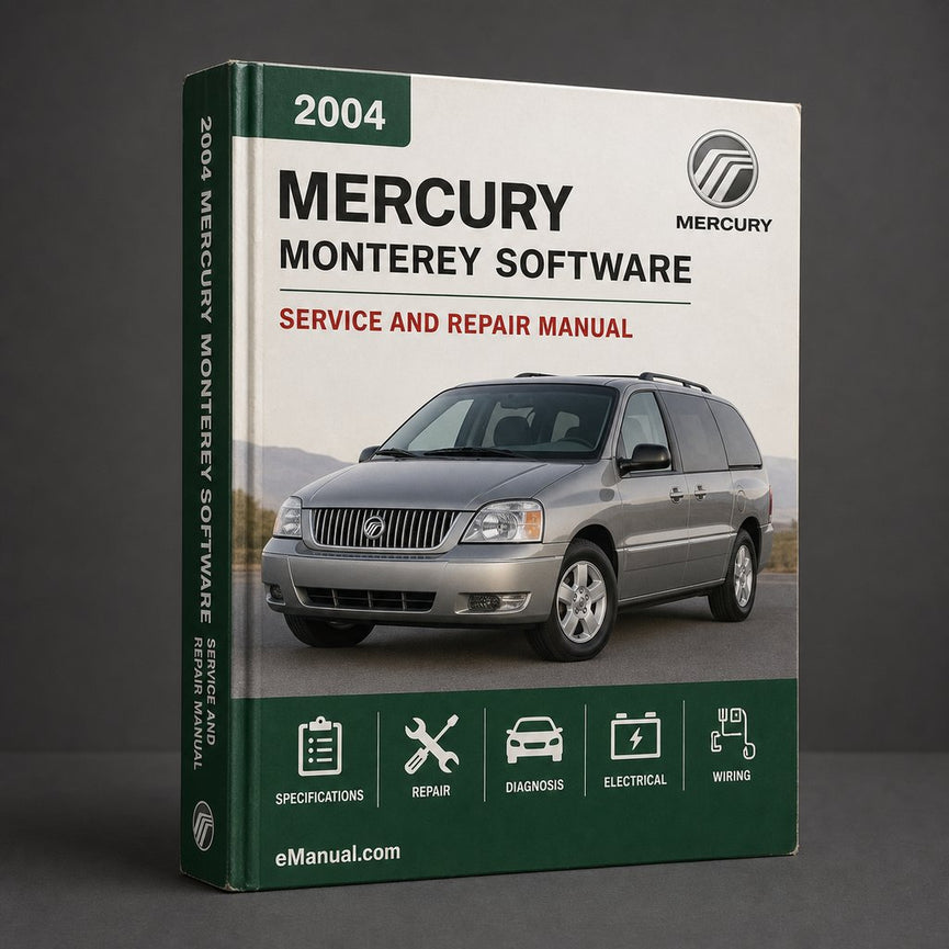 2004 Mercury Monterey Service & Repair Manual Software