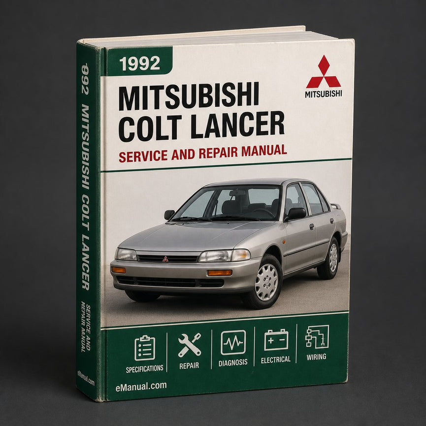1992-1995 Mitsubishi Colt Lancer Factory Service Repair Manual 1993 1994
