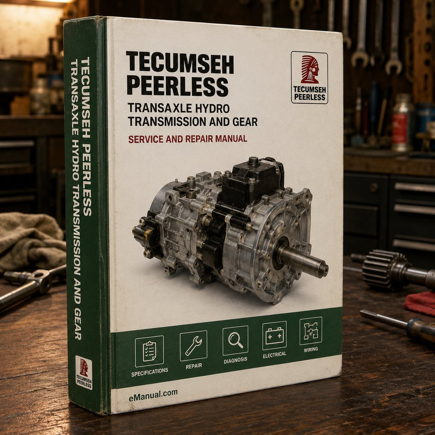 Tecumseh Peerless Transaxle Hydro Transmission and Gear Drive Technicians Handbook Service Repair Shop Manual 691218