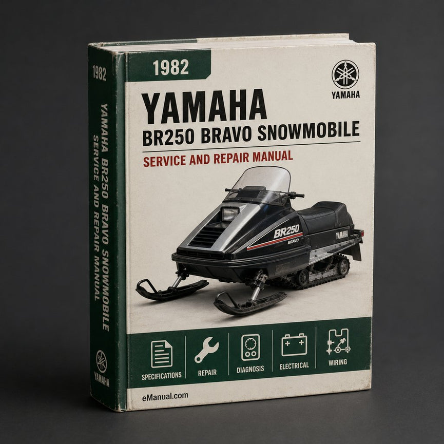 1982 Yamaha BR250 Bravo Snowmobile Workshop Factory Service Repair Manual