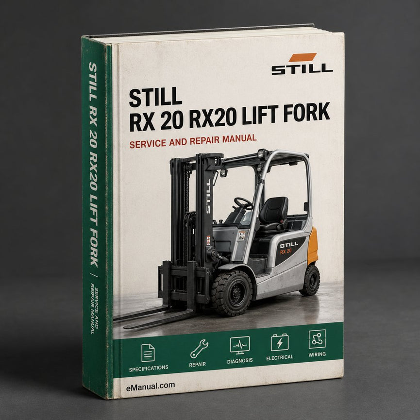 STILL RX 20 RX20 Lift FORK Truck Parts PART Manual