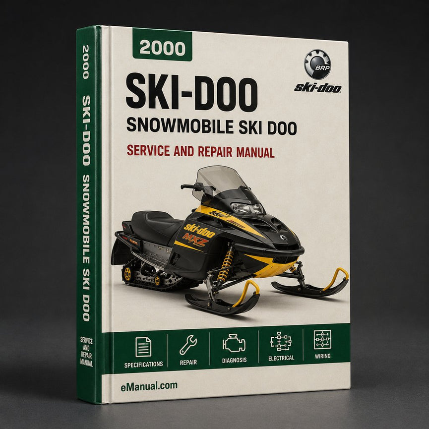 Ski-Doo snowmobile Service Manual Repair 2000 Ski Doo