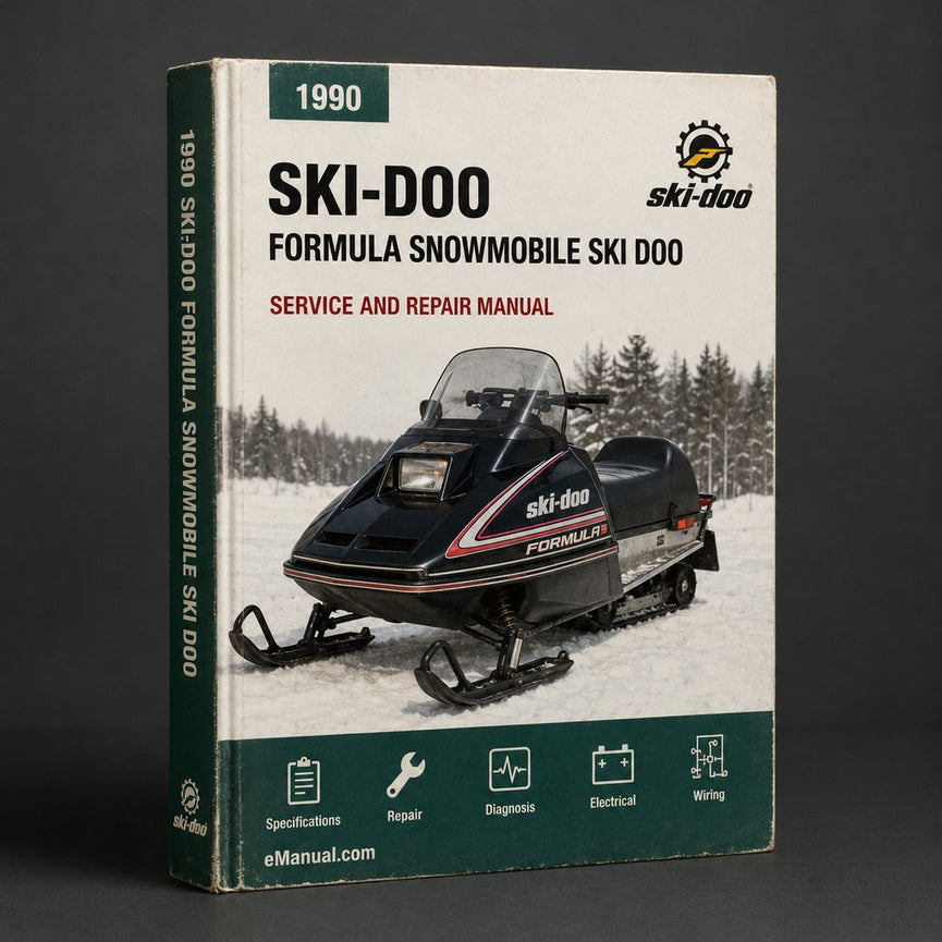 Ski-Doo Formula snowmobile Service Manual Repair 1990-1995 Ski Doo