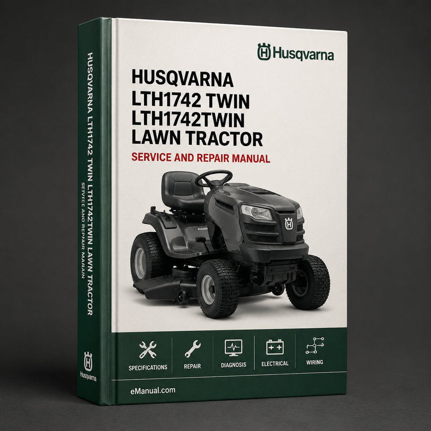 HUSQVARNA LTH1742 TWIN LTH1742TWIN LAWN Tractor OperatorS Manual