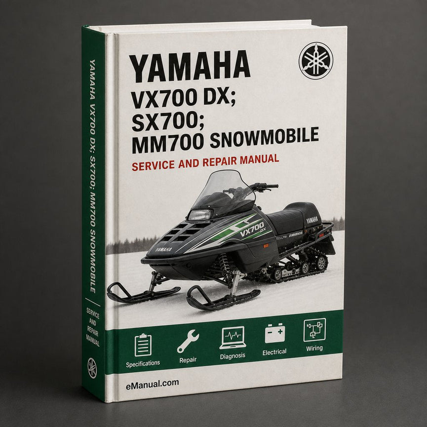 Yamaha VX700 DX;SX700;MM700 Service Manual snowmobile