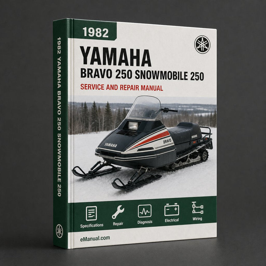 Yamaha Download 1982 2001 Bravo 250 snowmobile Service Manual 250 PDF