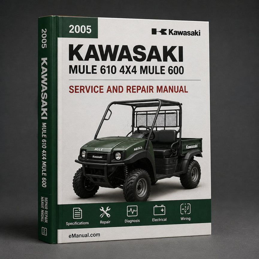 2005 Kawasaki MULE 610 4x4 MULE 600 Service Repair Manual PDF