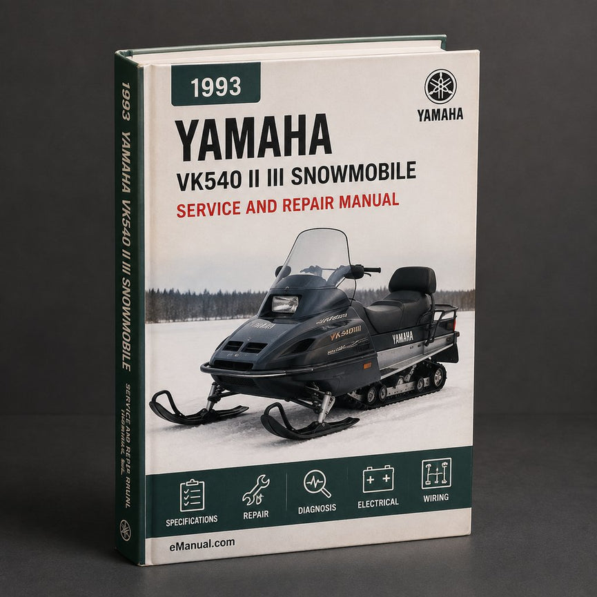 1993 Yamaha VK540 II / III Snowmobile Service Manual